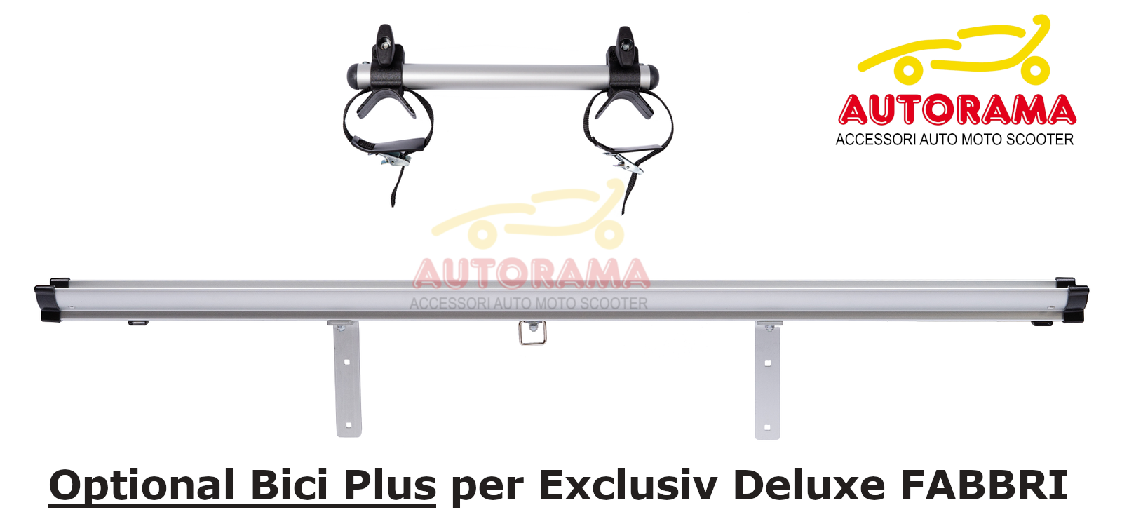Optional Bici-Plus accessorio porta-Bici per Exclusiv DeLuxe 3 – Fabbri
