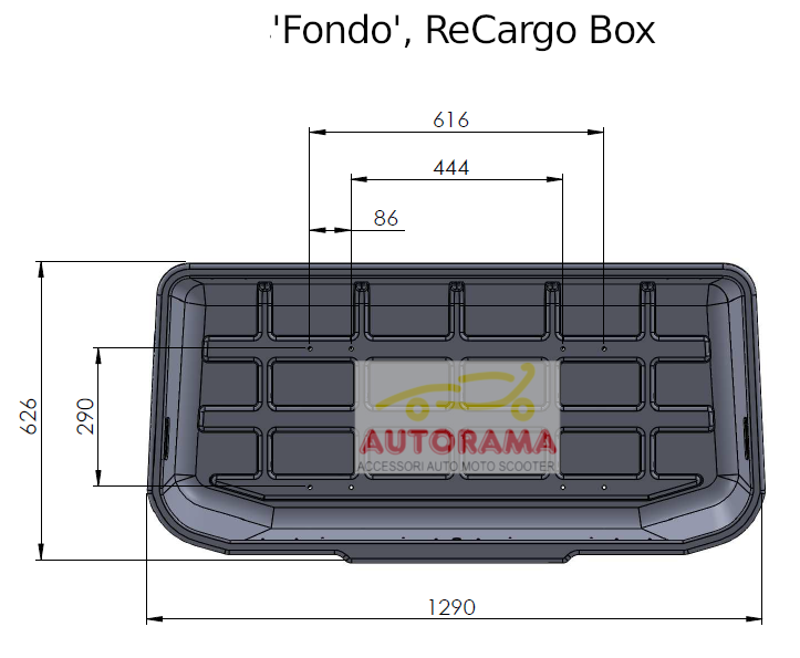 OPTIONAL EXCLUSIV MINIBOX RE-CARGO Portatutto 6201972