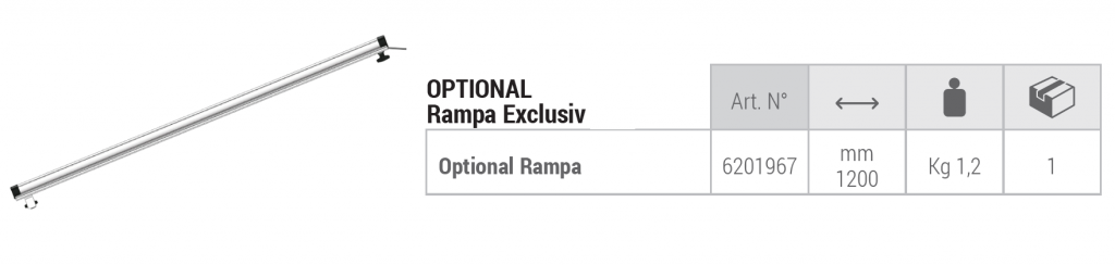 Optional Rampa Fabbri scivolo per carico bici elettriche