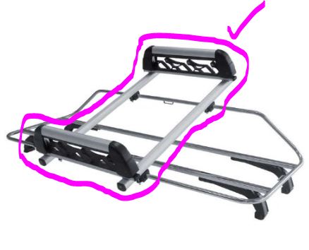 OPTIONAL SKI&BOARD UNISPIDER per Portabagagli Spider