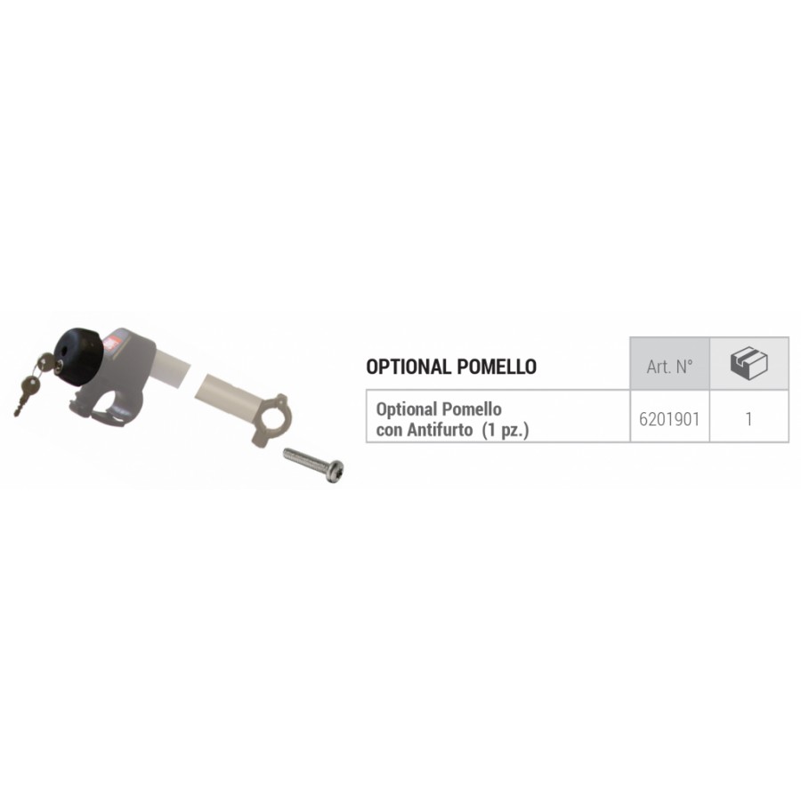 Pomello Optional Antifurto M6 – 6201901