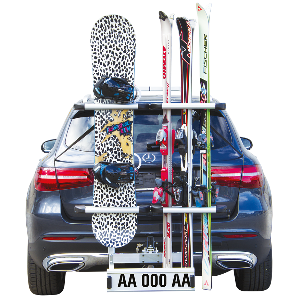 Porta Sci e SnowBoard SKI PASS MAGNUM Ski & Board da Gancio traino Classic