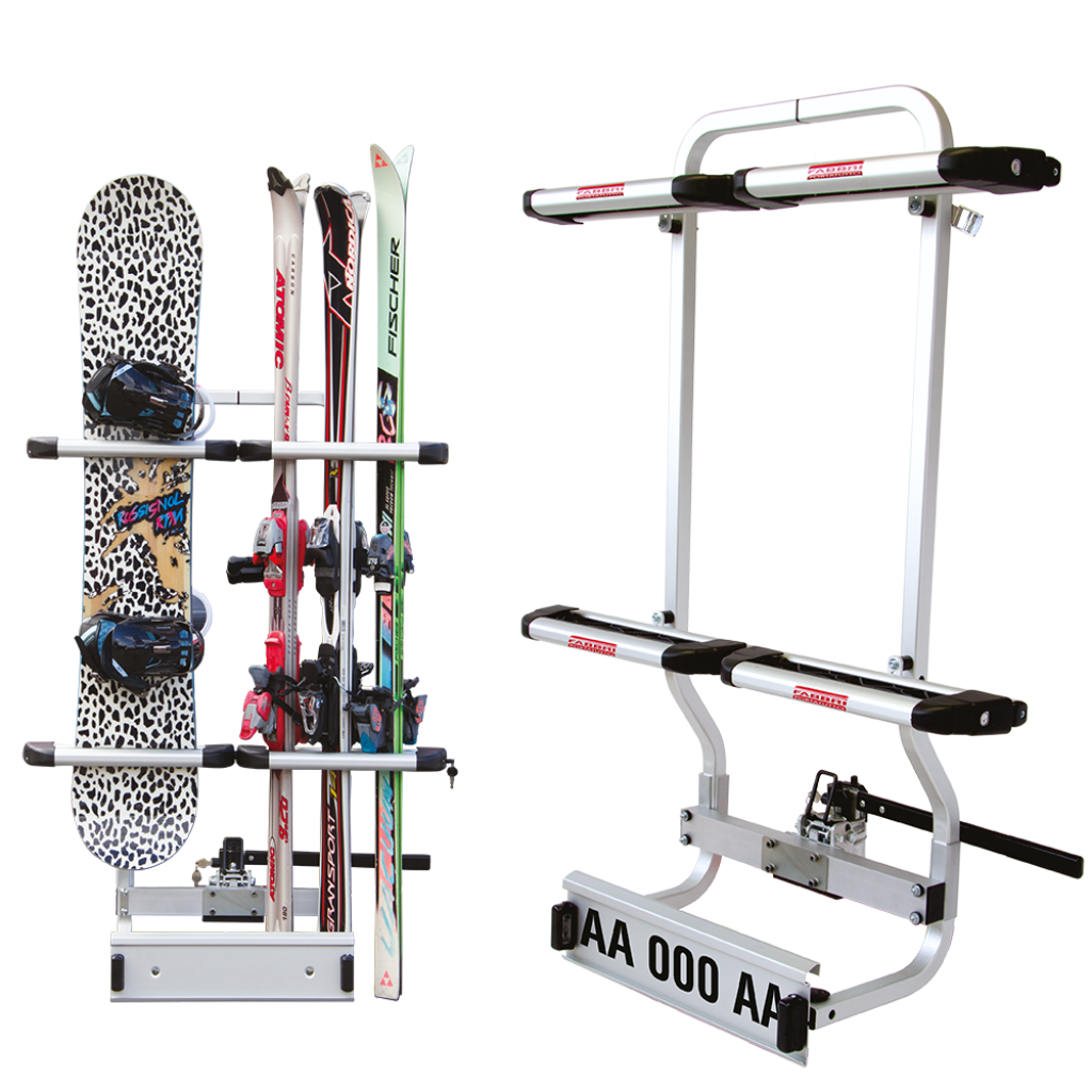 Porta Sci e SnowBoard SKI PASS MAGNUM Ski & Board per Gancio traino