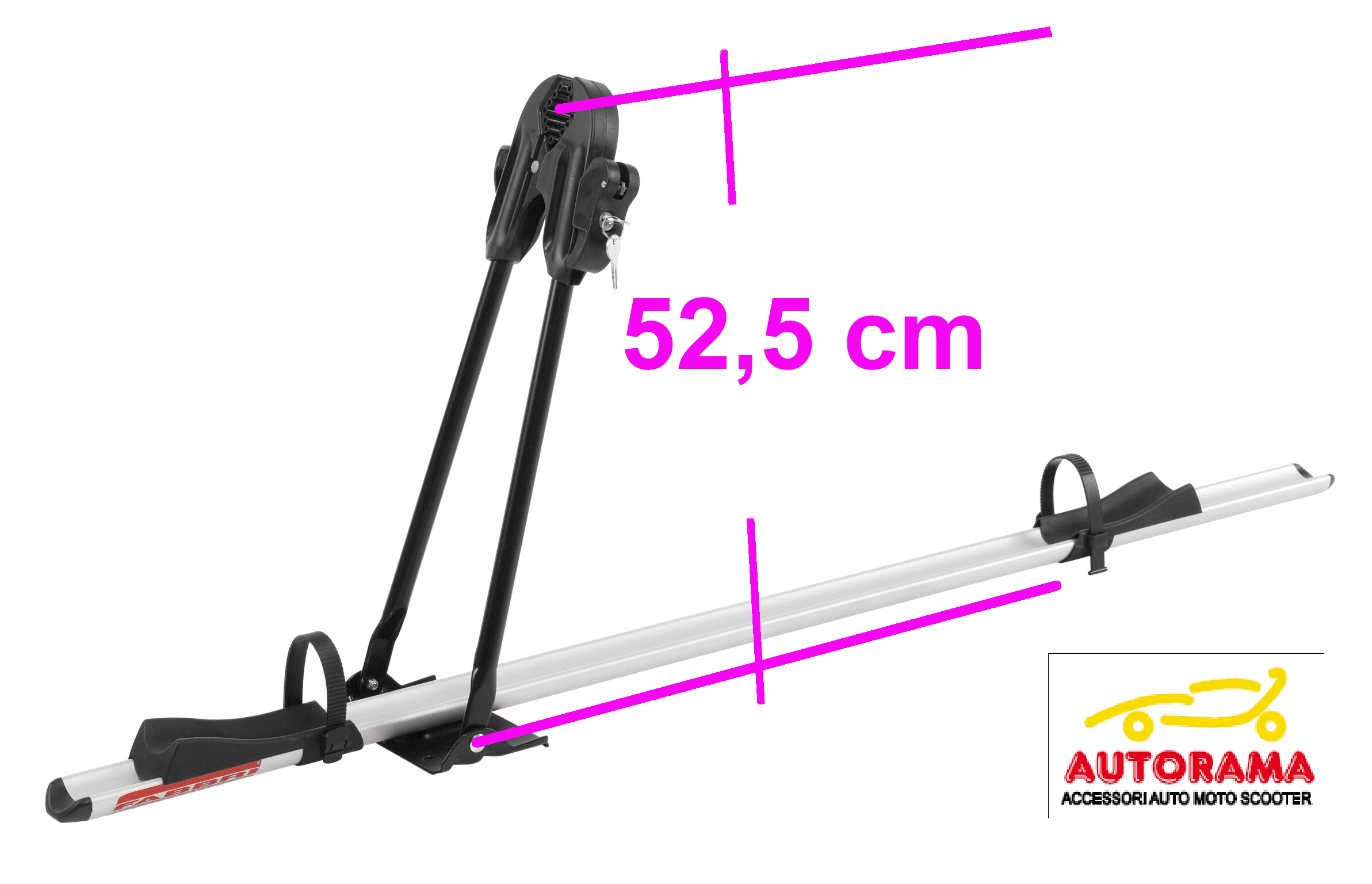 Portabici da Tetto BICI 3000 ALU NEW – Fabbri