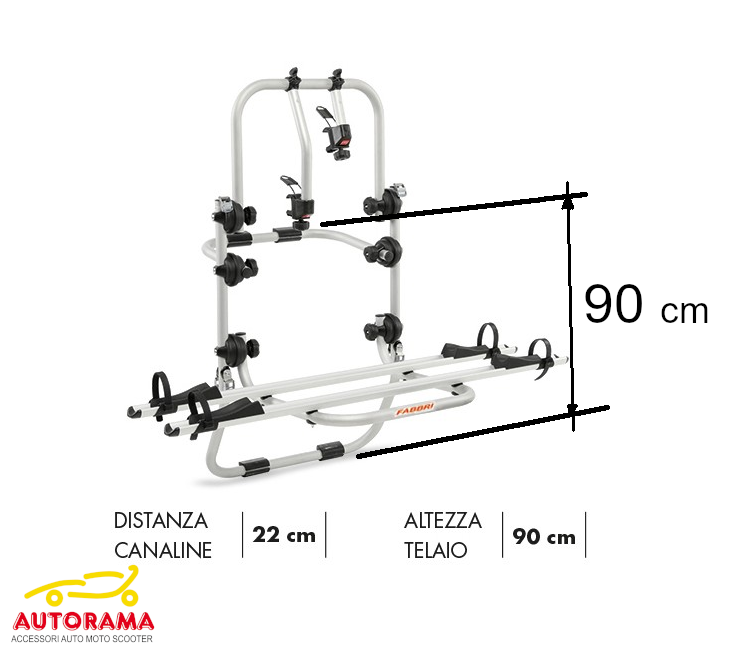 PortaBici Elettrica BICI OK 2 ELEKTROBIKE 90 SUV Fabbri