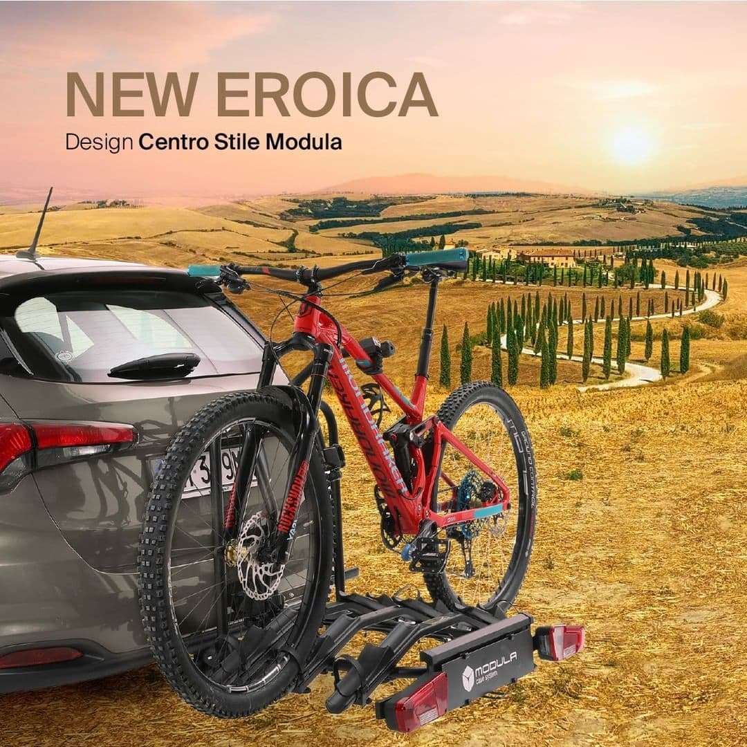 Portabici Gancio Traino MODULA NEW E-ROICA 3 Bici