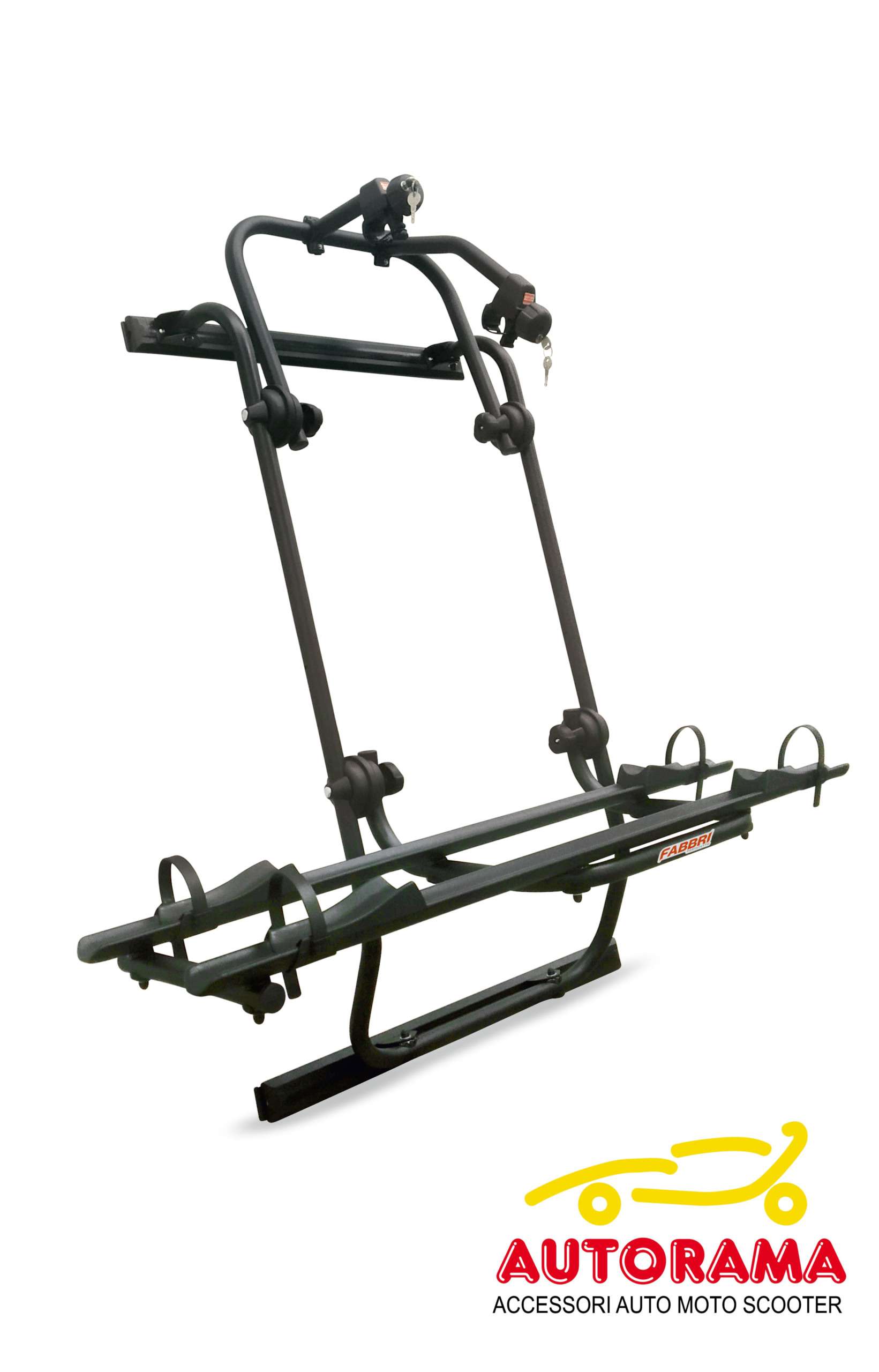Portabici Posteriore da Portellone Fabbri – Bici Ok Mtb Van Fiat Ducato, Citroen Jumper, Peugeot Boxer nero