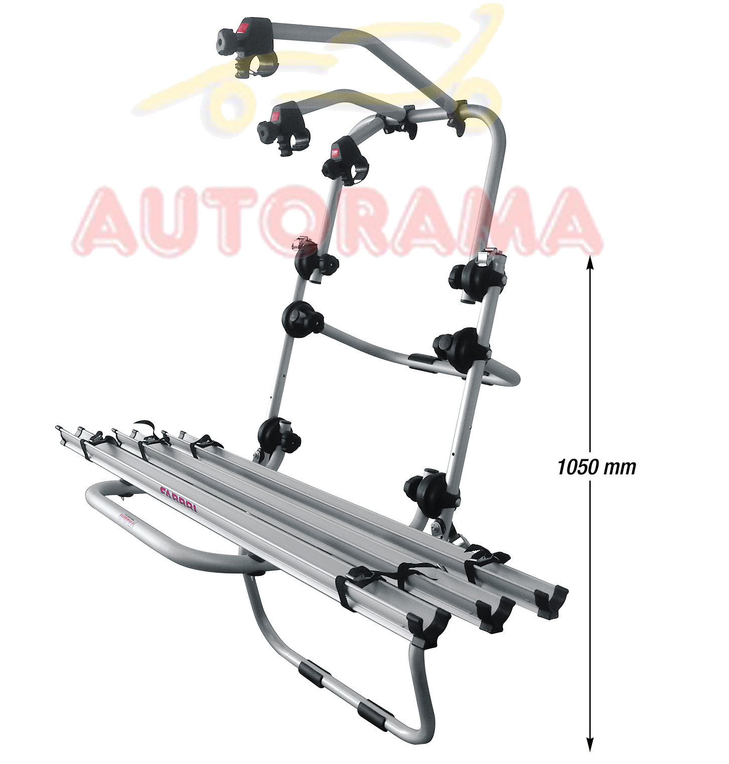 Portabici Posteriore Fabbri Bici OK 3 VAN