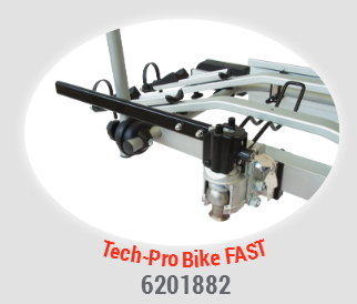 Portabici TECH-PRO-BIKE ATTACCO RAPIDO Gancio Traino