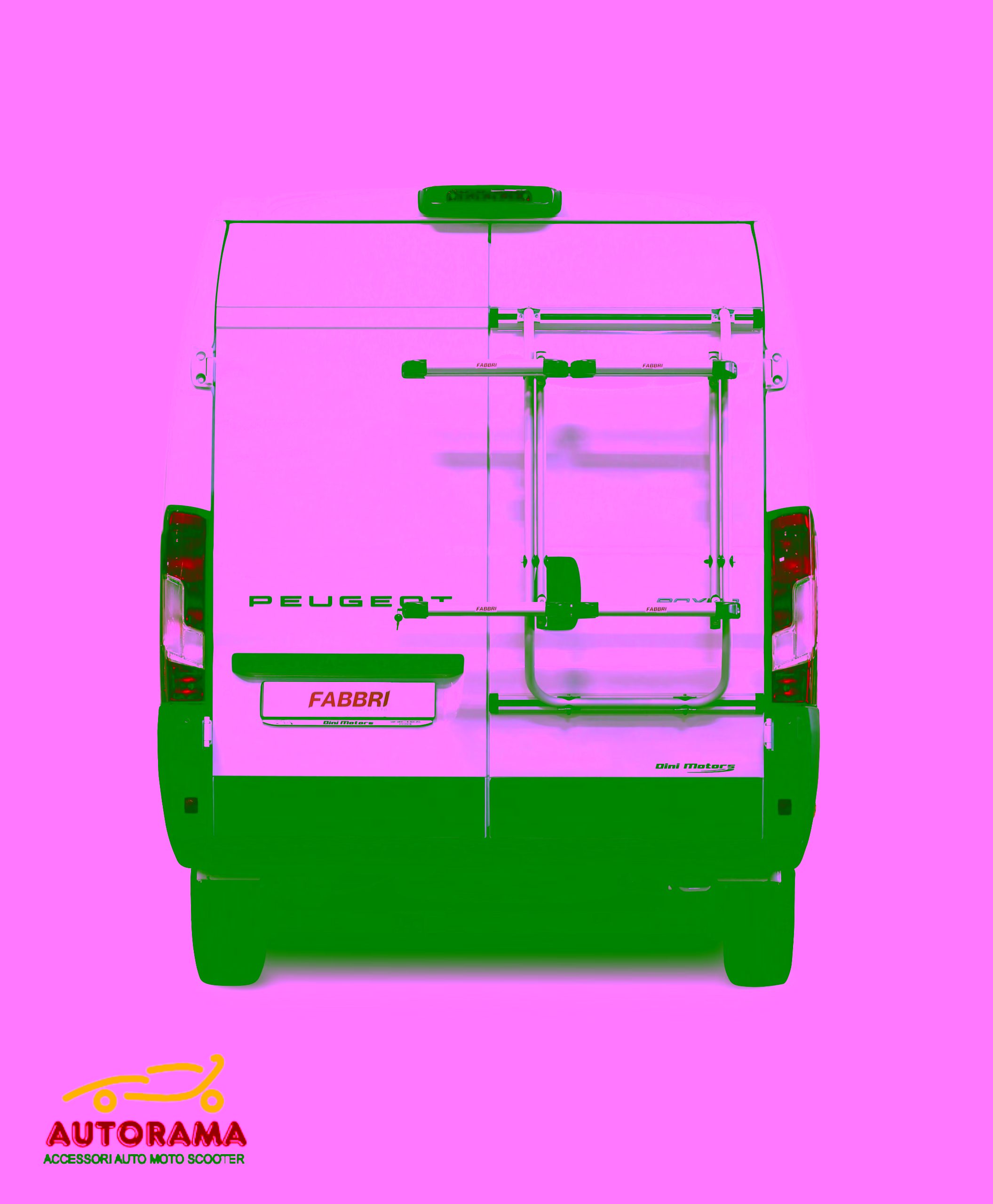 Portasci Doppia Porta per Furgone, Van | Ducato / Jumper / Boxer (2006+)
