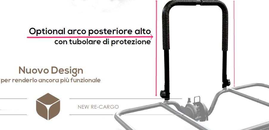 RE-CARGO Sponda Alta / Arco posteriore In Acciaio