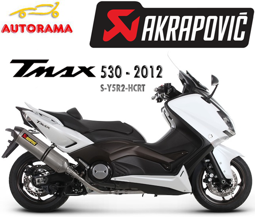 Scarico Completo Akrapovic T-Max 530 – Omologato Titanio S-Y5R2-HCRT