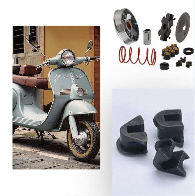 Set Molla e Cursori per variatore moped Puch