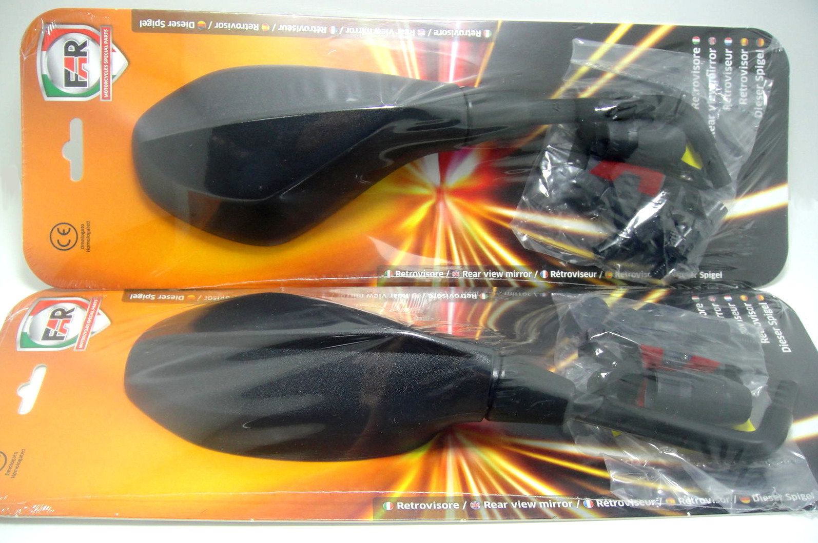 SPECCHIETTI RETROVISORI FAR MOTO MANUBRIO UNIVERSALI