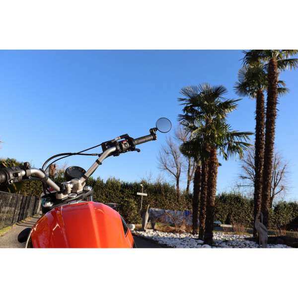 Specchietto Moto Bar End FAR Nero 7791