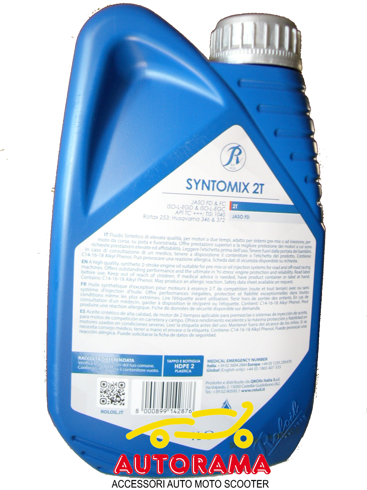 SYNTOMIX RolOil Olio Sintetico 2 tempi