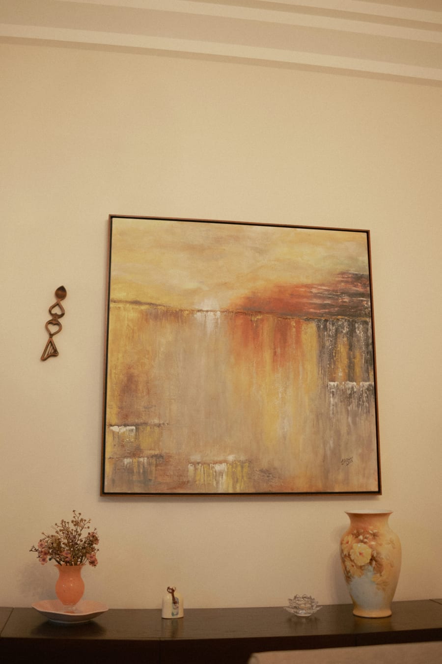 A Talk Canvas piece on Chiamaka N.'s wall