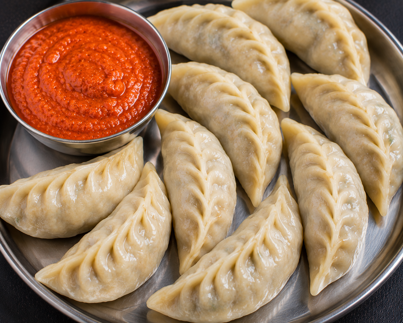 Non veg momos (steamed)