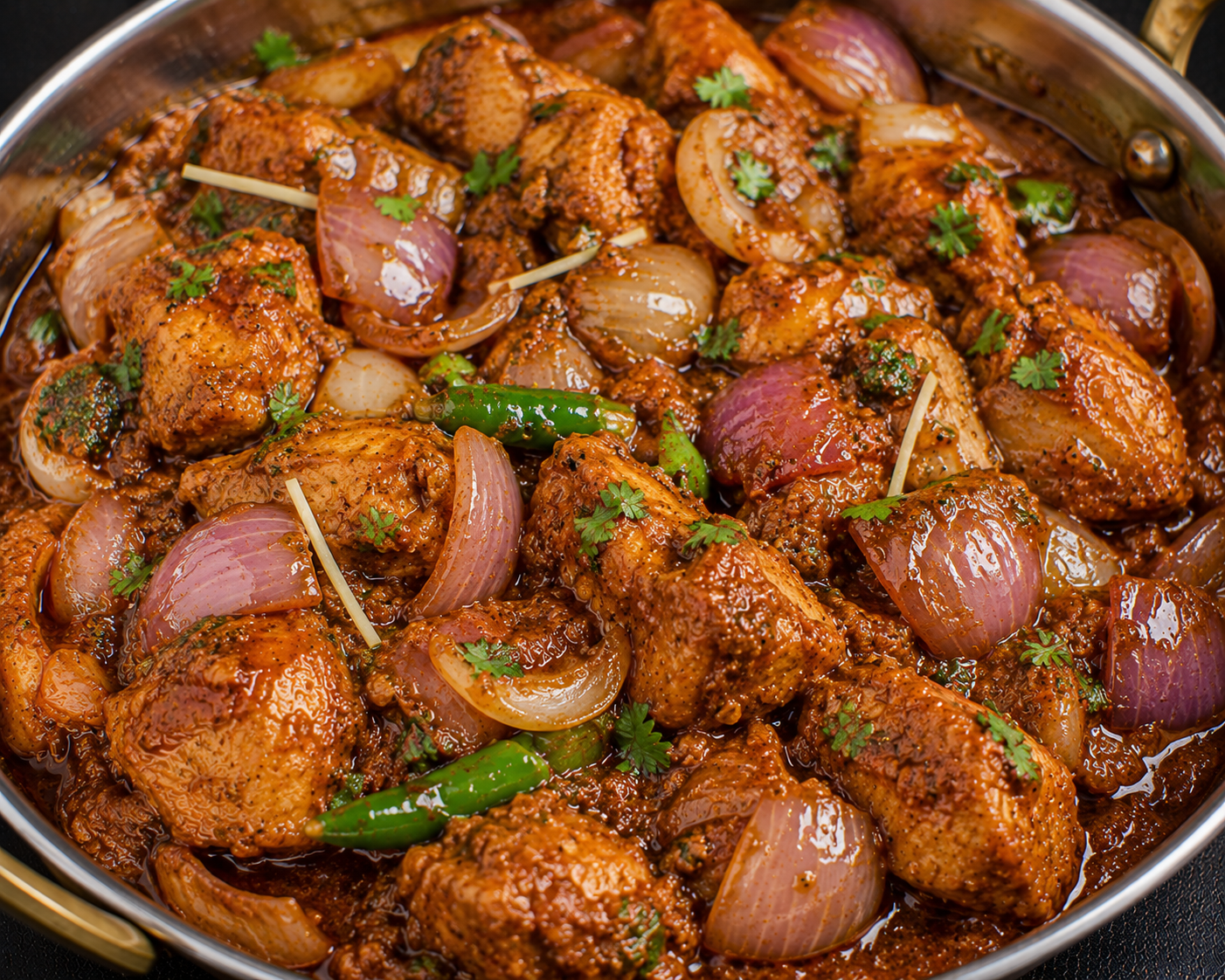 Chicken do pyaza