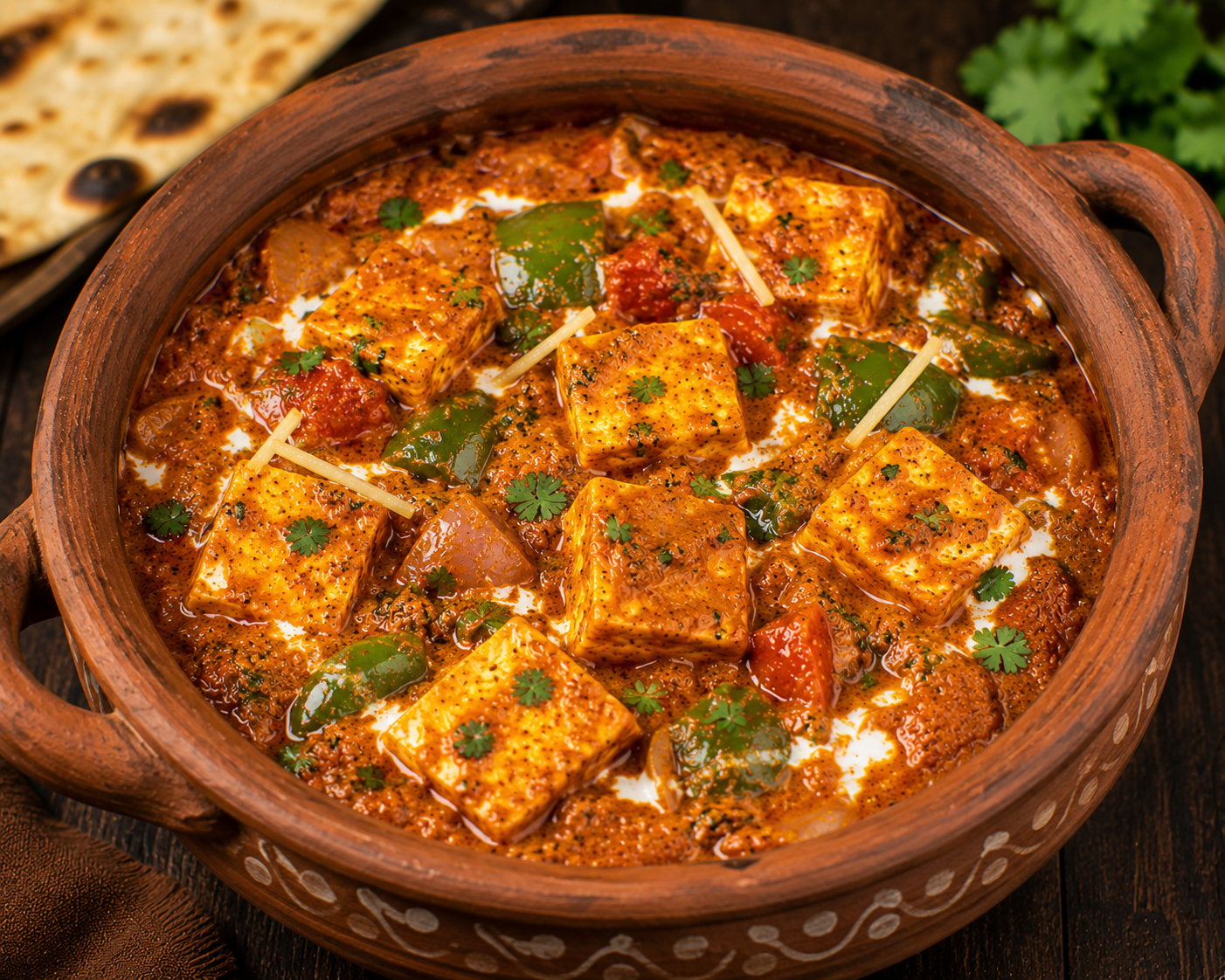 Paneer handi