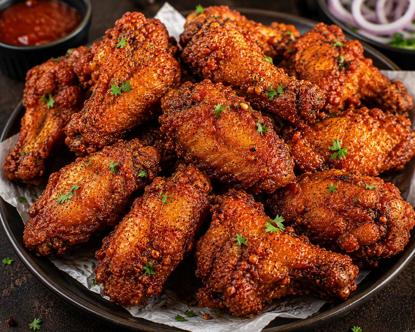 Crispy chicken wings (7pcs)