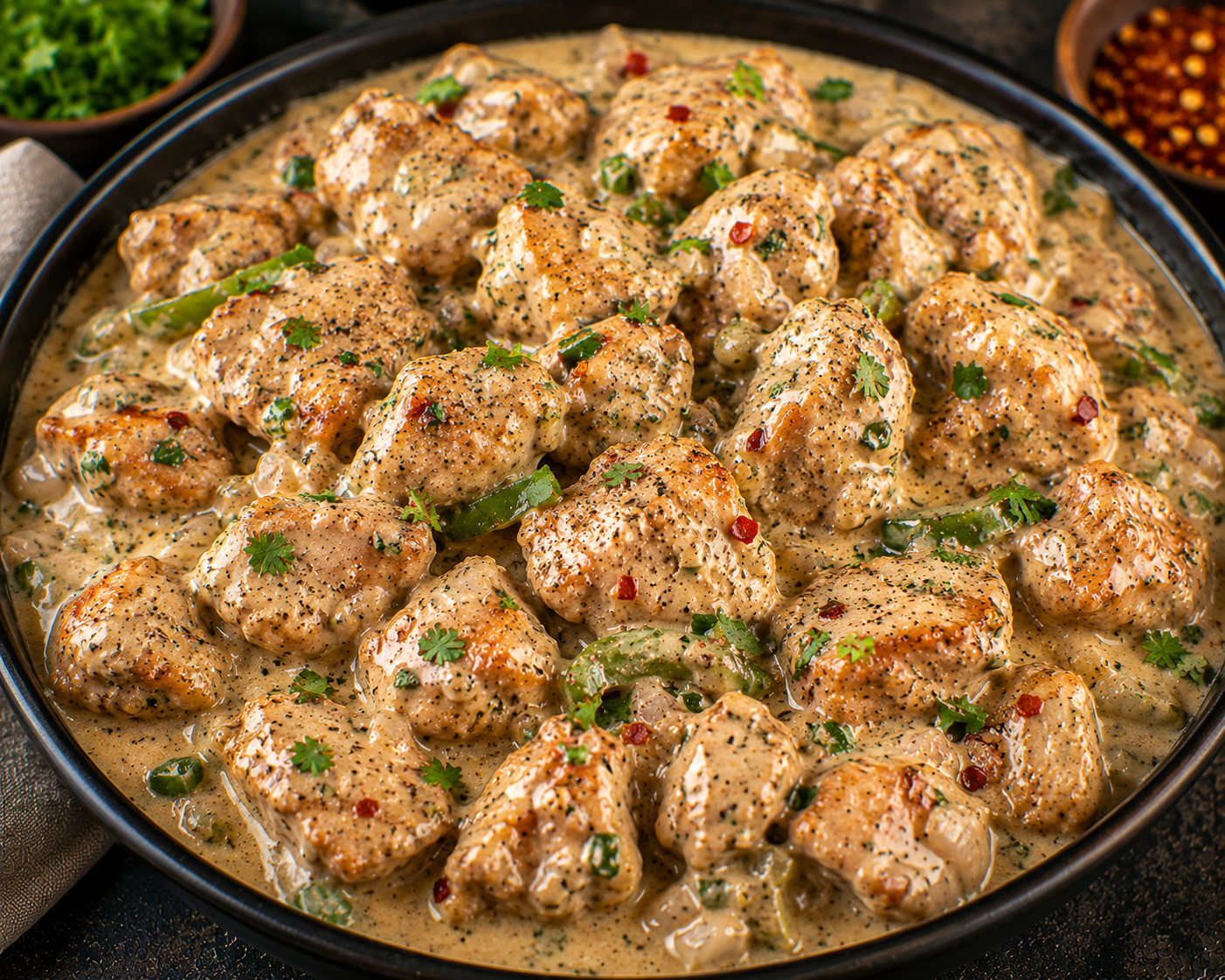 Creamy chicken boneless