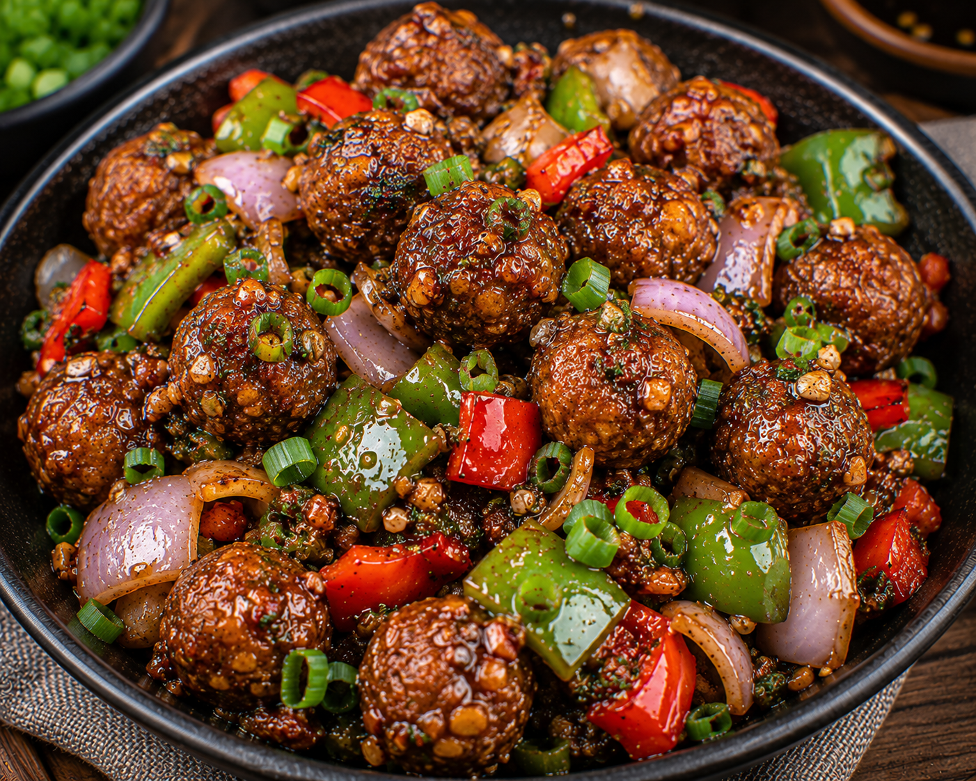 Veg Manchurian dry
