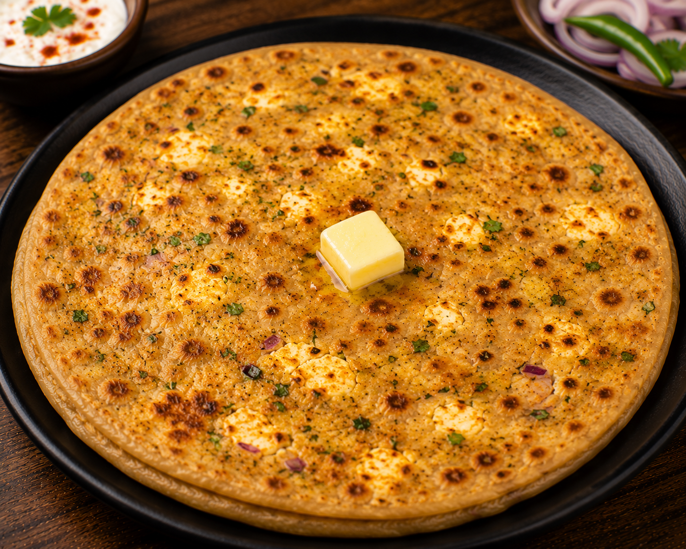 Paneer paratha (2 pcs)