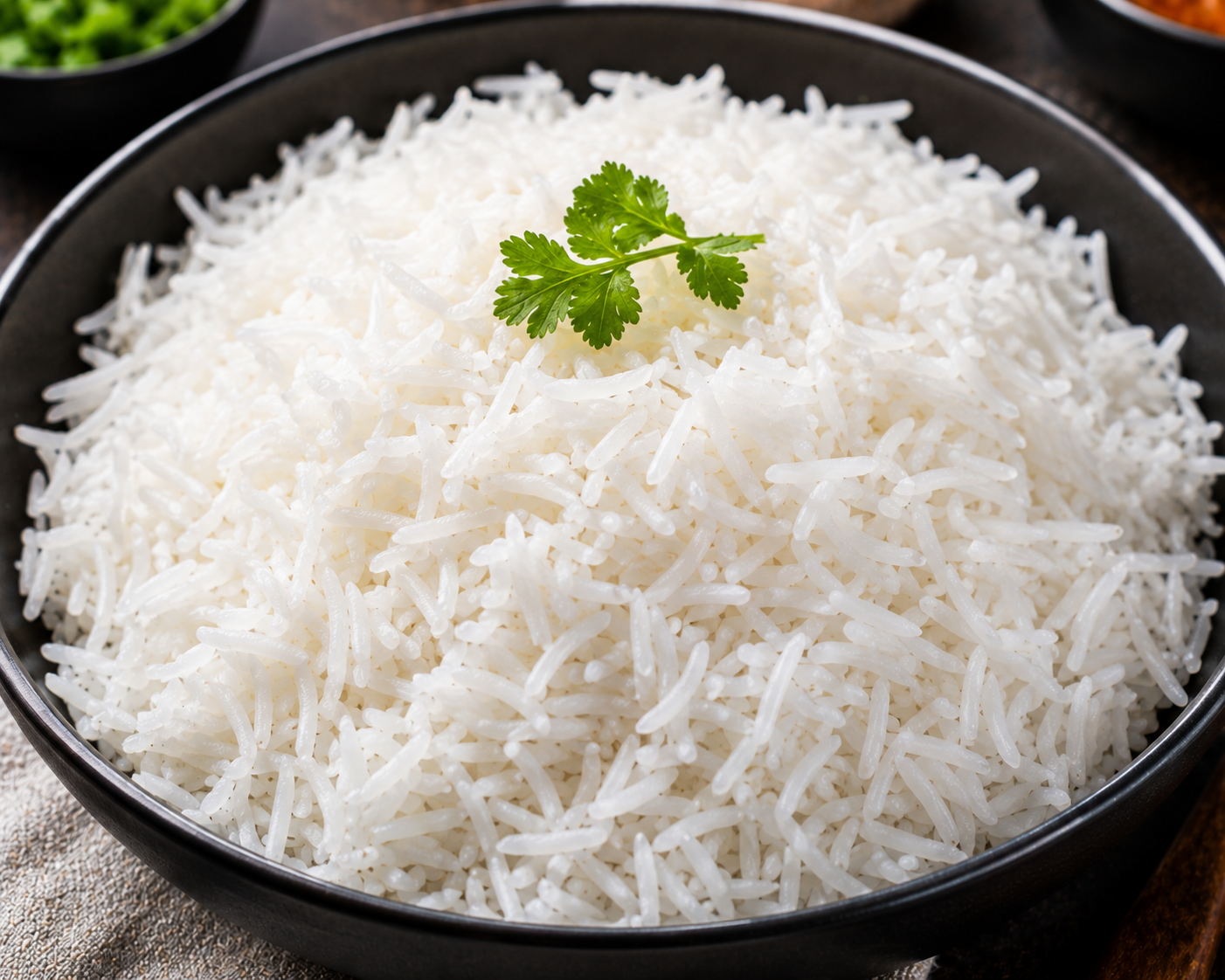 Steamed rice