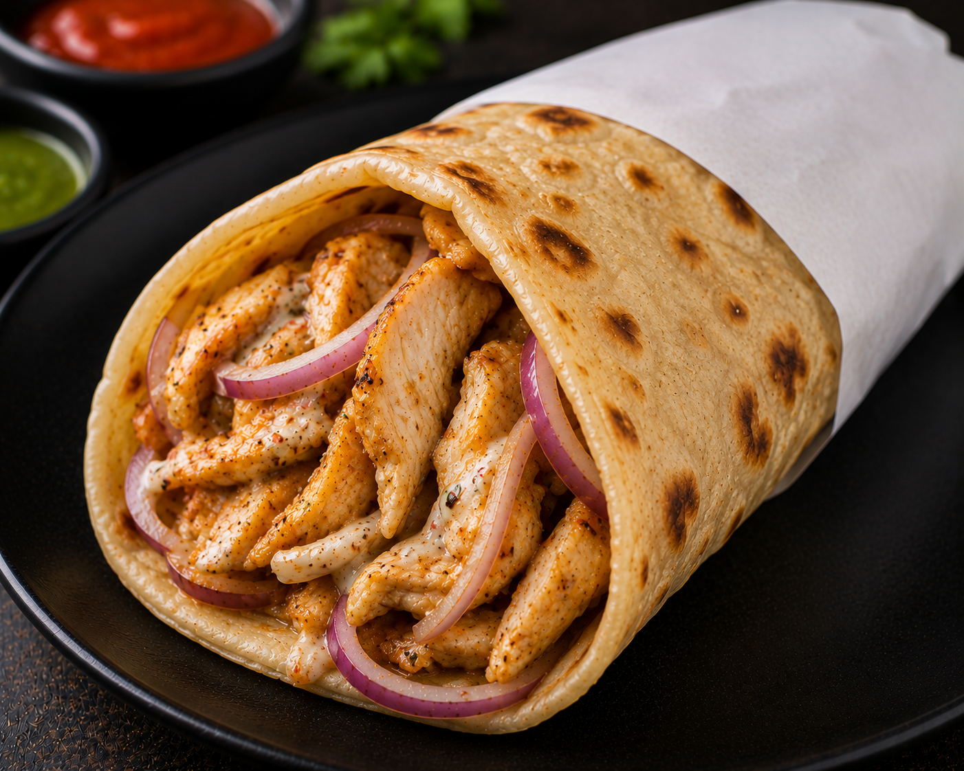 Plain chicken roll