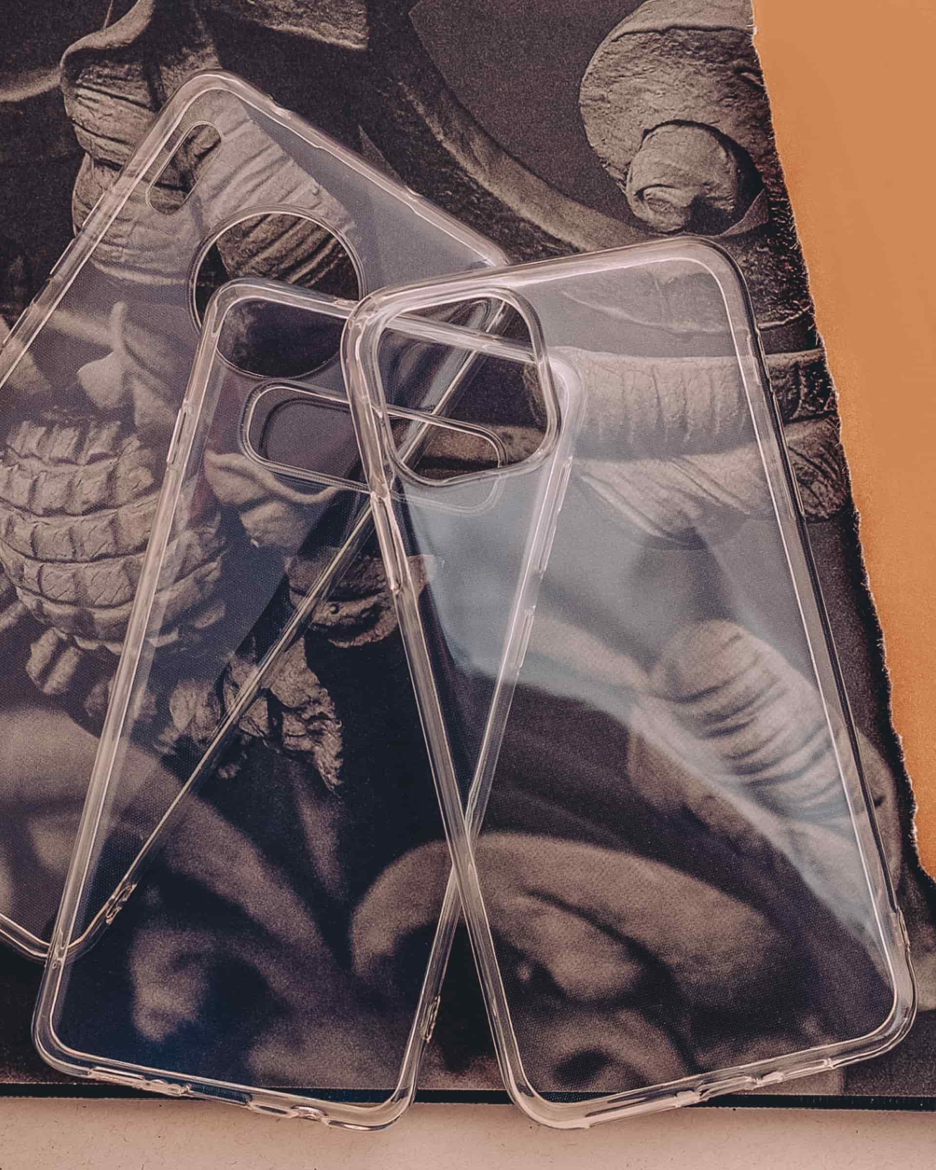 Clear phone case printed by YPH Studio