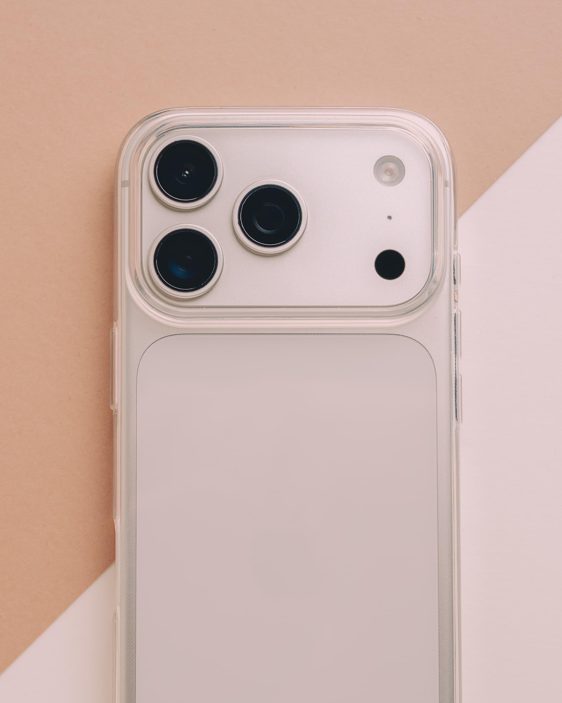 Clear phone case printed by YPH Studio