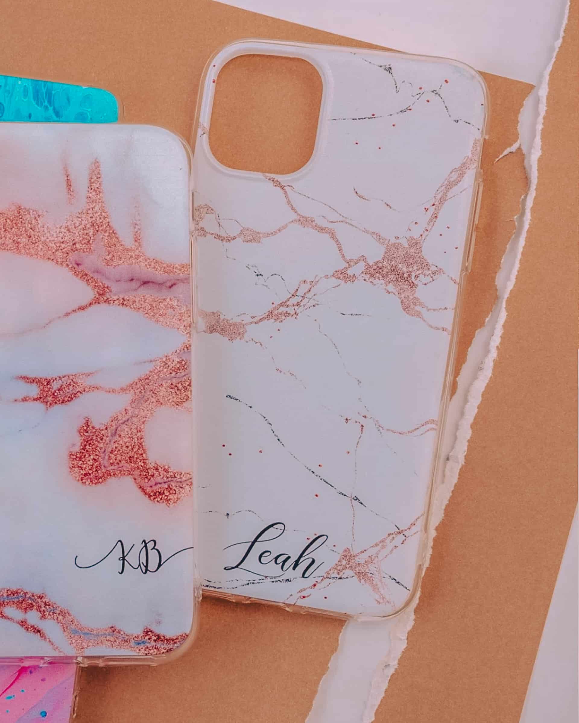 Clear phone case printed by YPH Studio