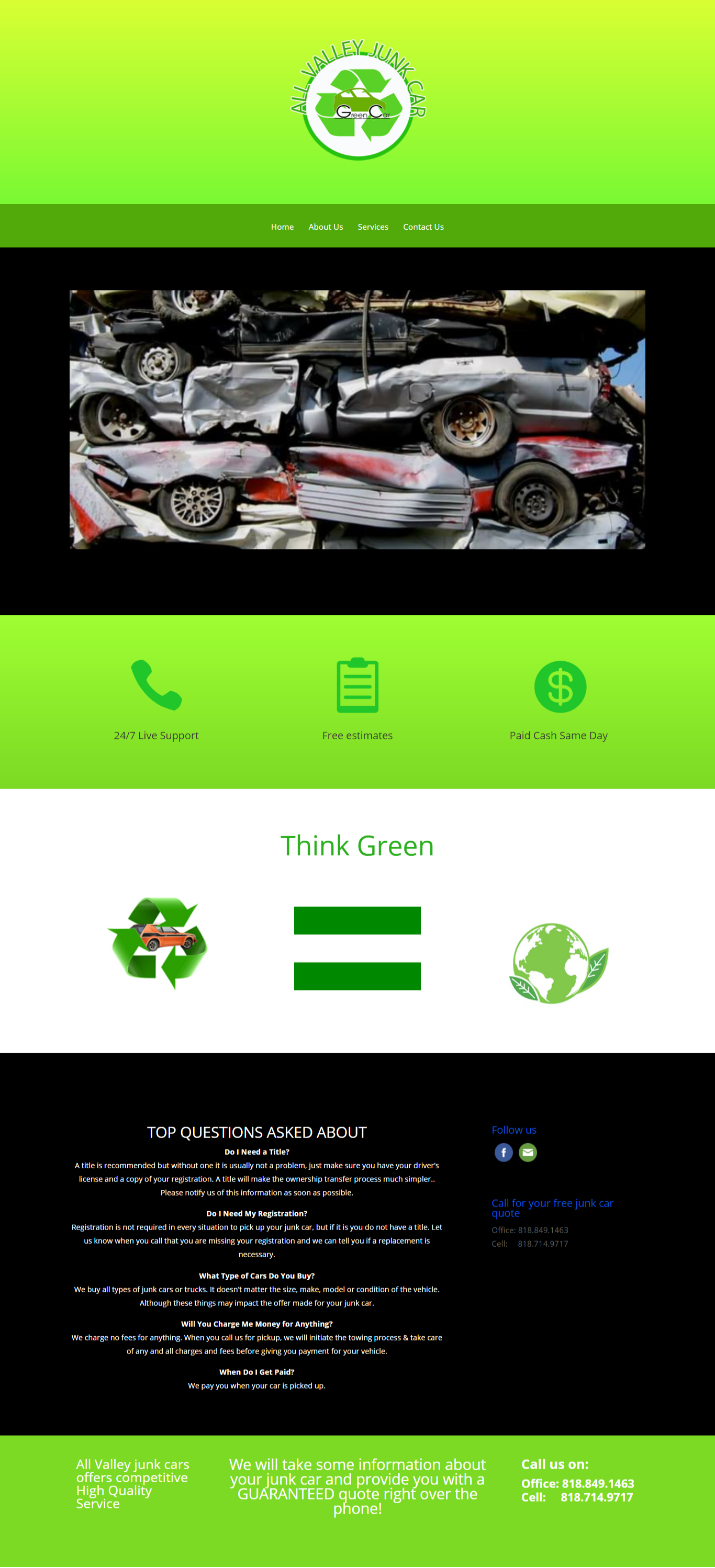 All Valley Junk car