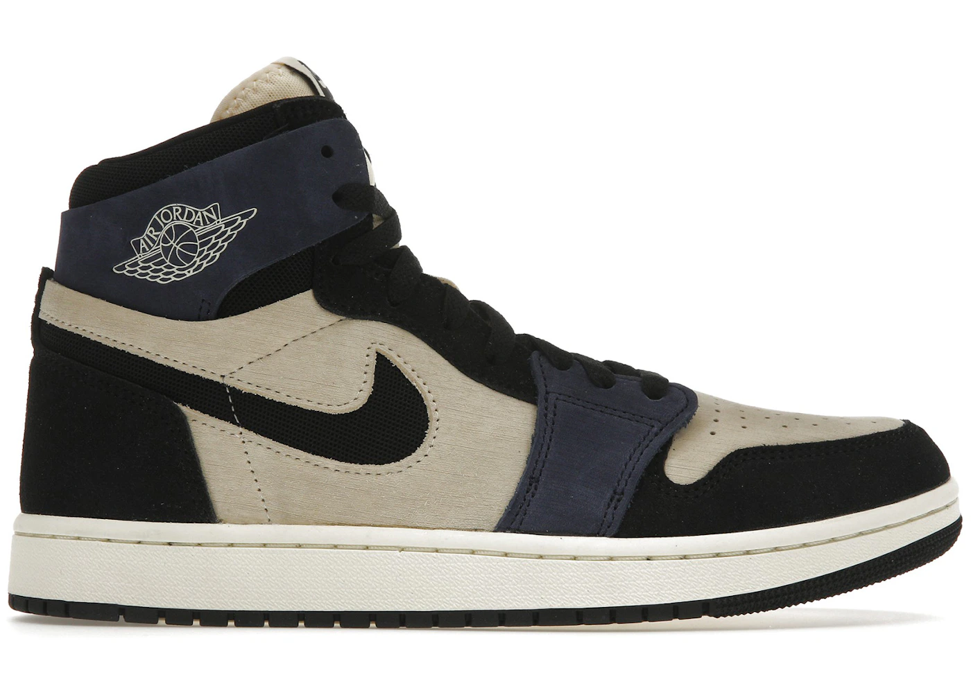 Jordan 1 High Zoom Air CMFT 2 Muslin Blackened Blue