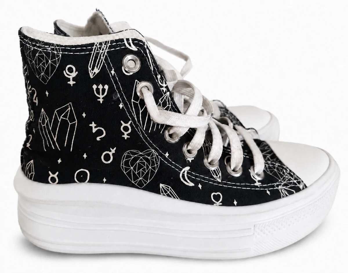 Converse Chuck Taylor All Star Move High "Mystic Crystals/Crystal Energy"