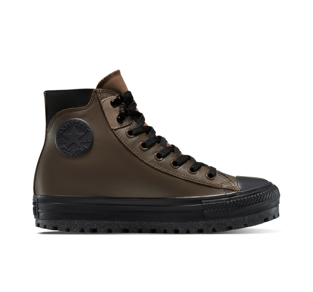 Converse Chuck Taylor All Star City Trek Waterproof Leather "Grounded / Total Eclipse / Black"