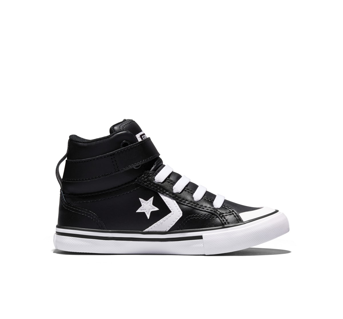 Converse Pro Blaze Strap Leather "Black / White / White"