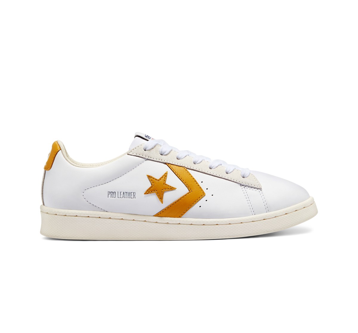 Converse Pro Leather "White / Gold Dart / Egret"