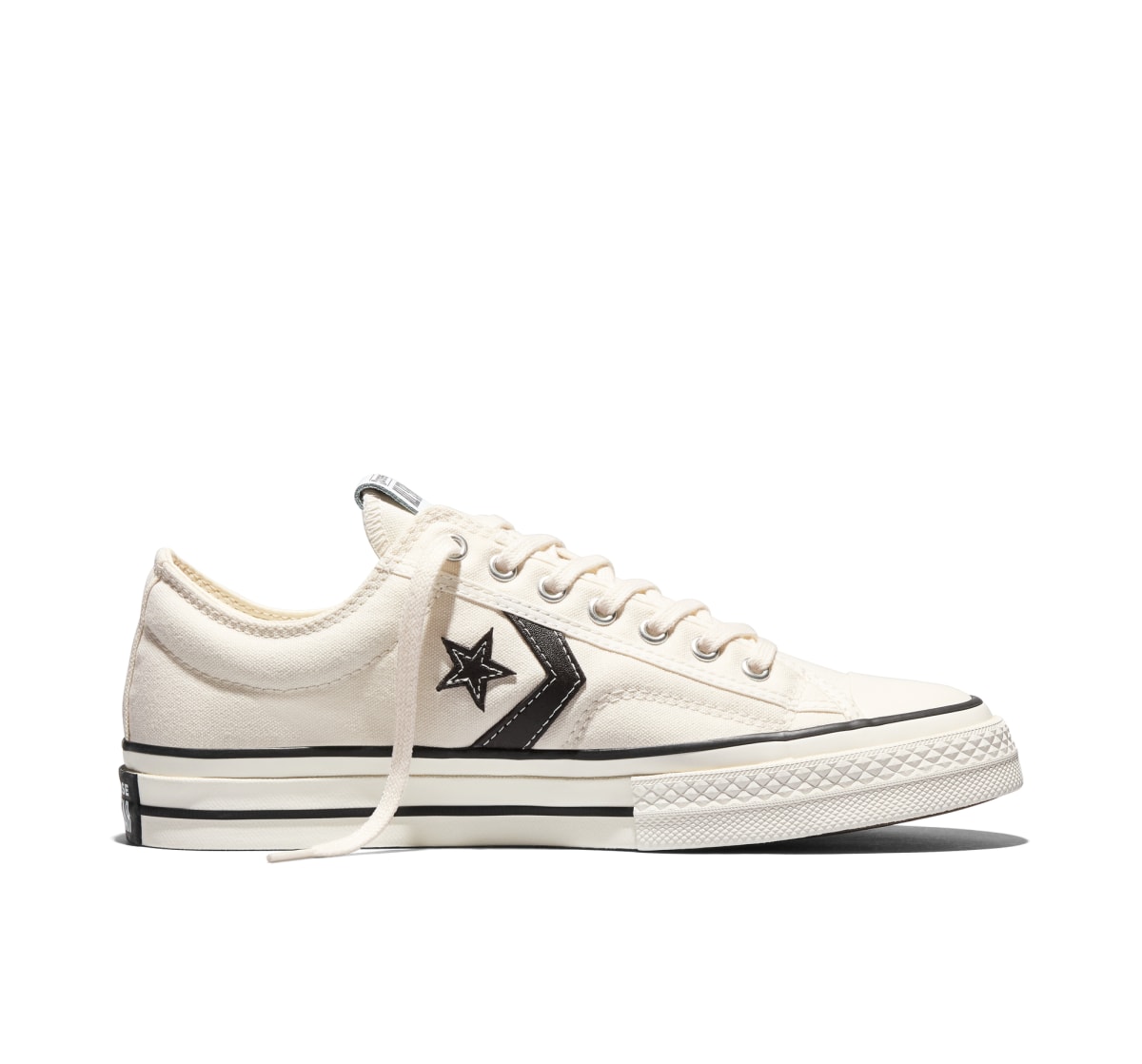Converse Star Player 76 Premium Canvas "Vintage White / Black / Vintage White"