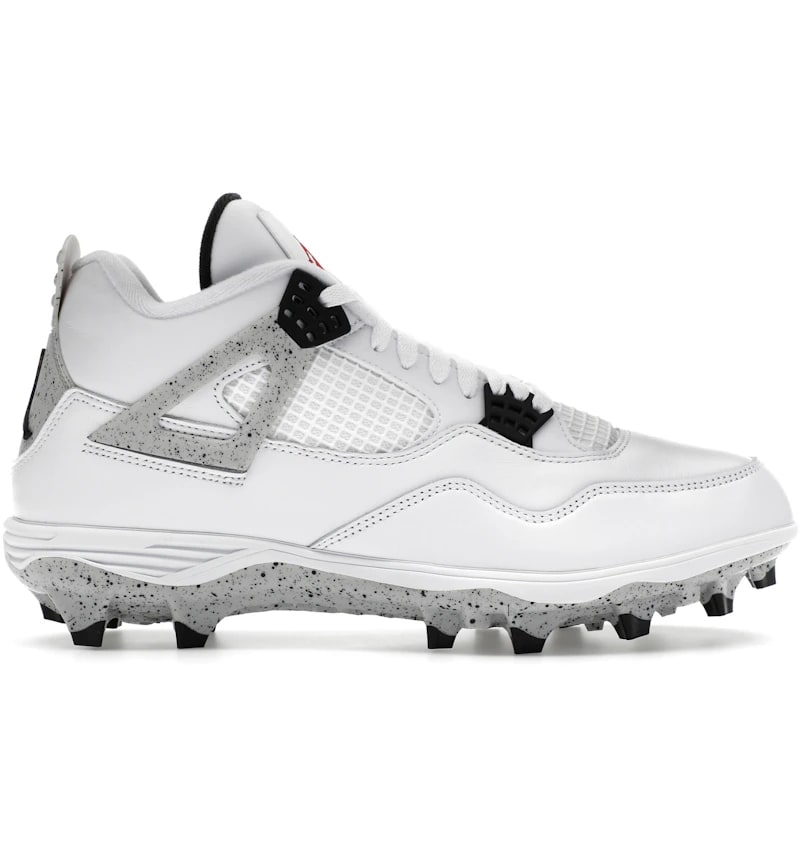 Jordan 4 Retro TD Cleat White Cement