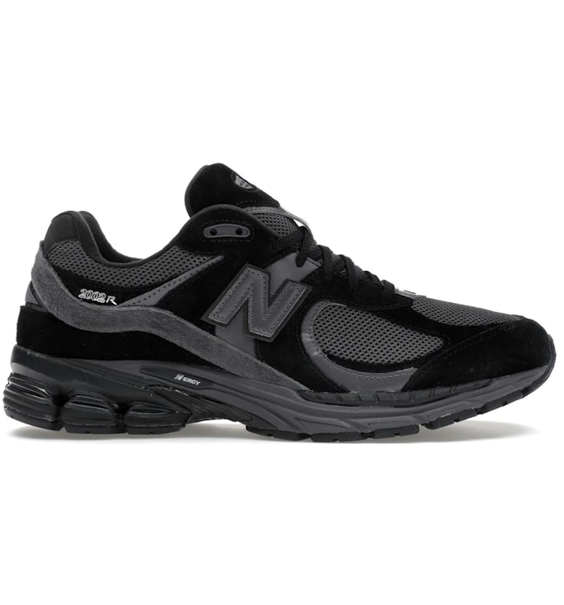 New Balance 2002R Black Dark Grey