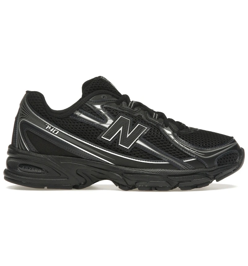 New Balance 740v2 Black Grey Silver