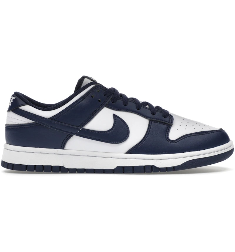 Nike Dunk Low White Midnight Navy