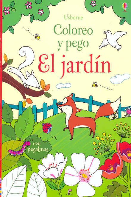 Coloreo y pego. El jardín