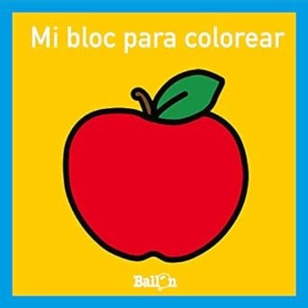 Mi bloc para colorear Manzana