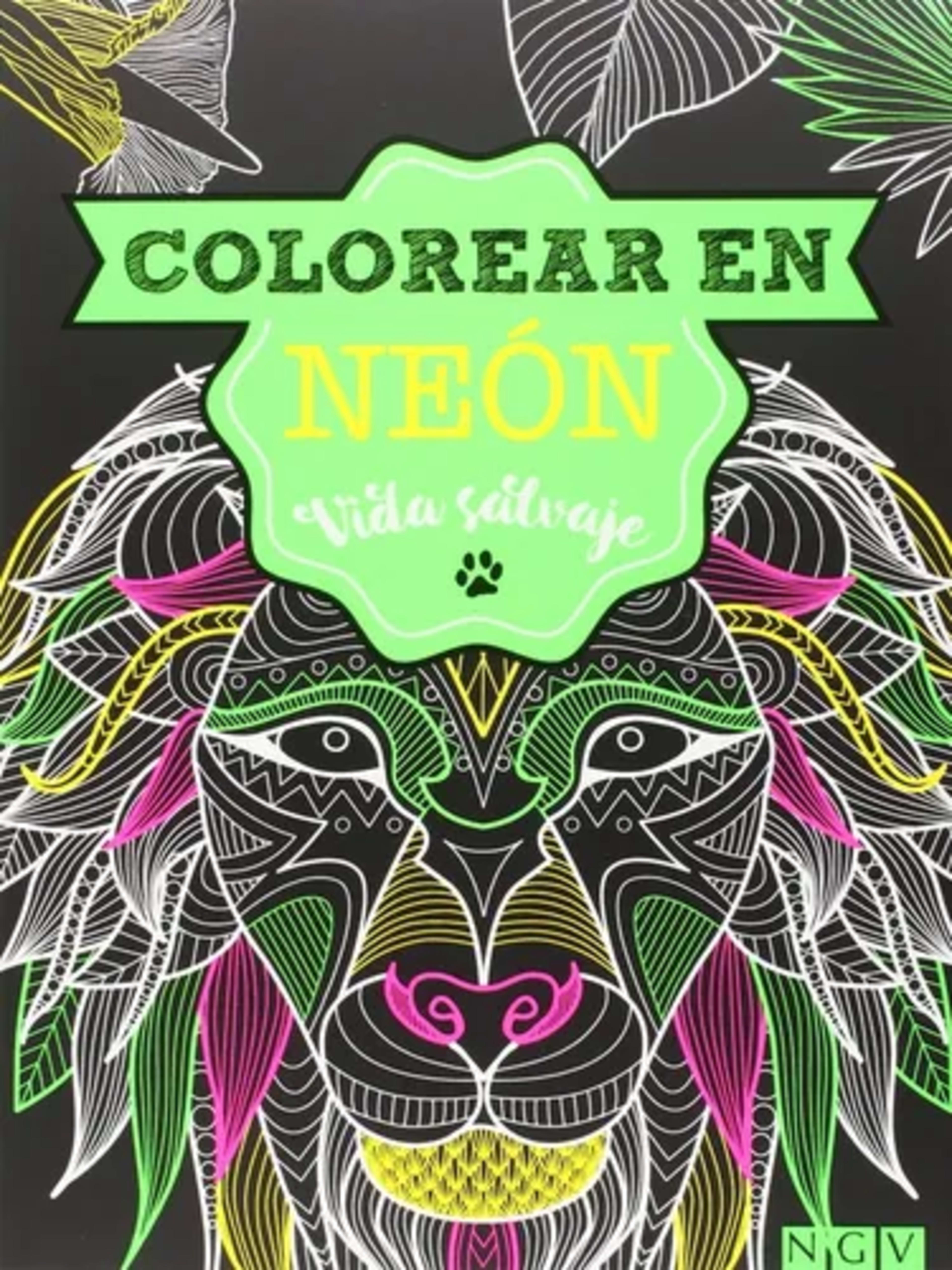 Colorear en neón. Vida Salvaje