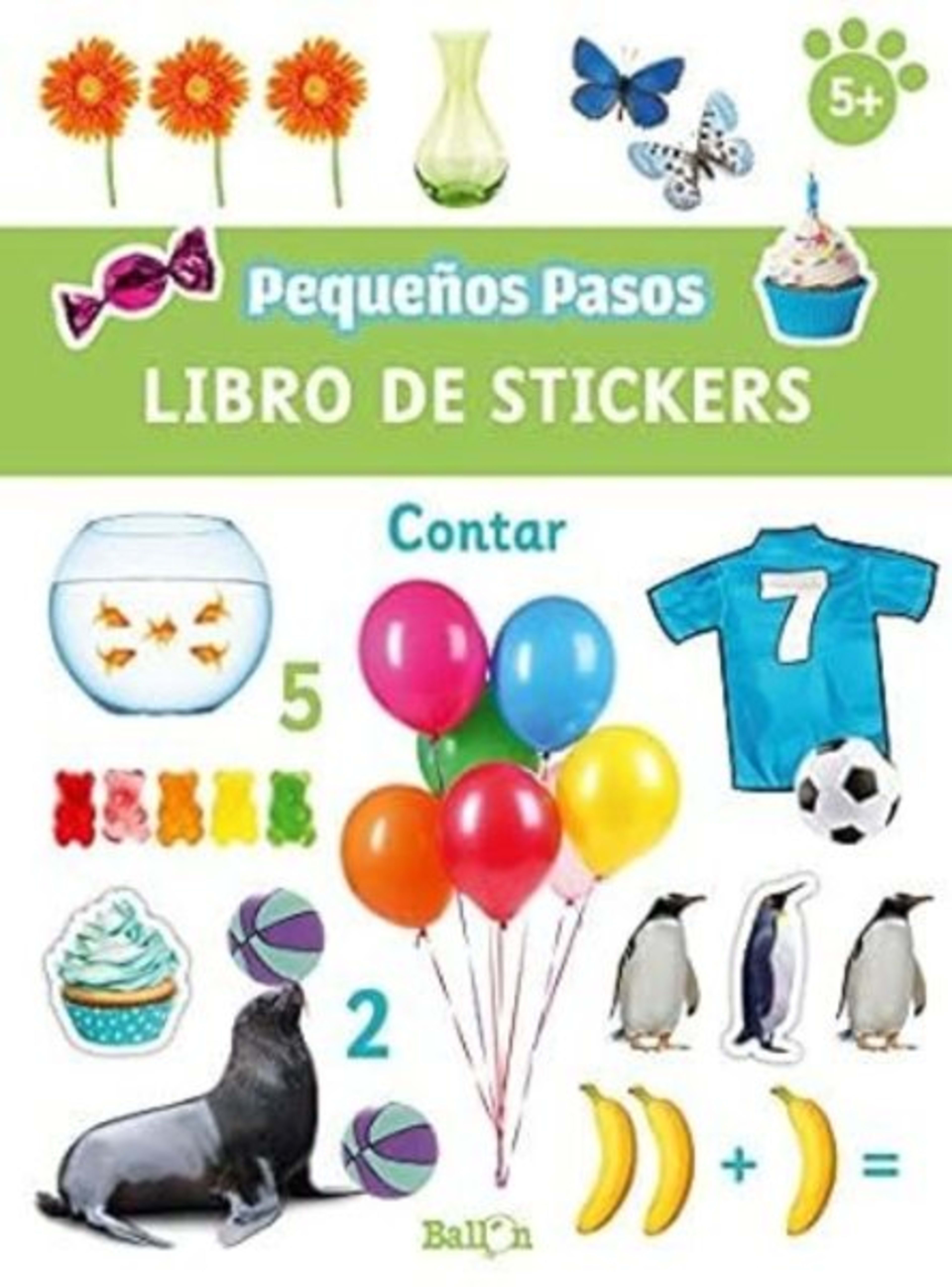 Pequeños pasos libro de stickers