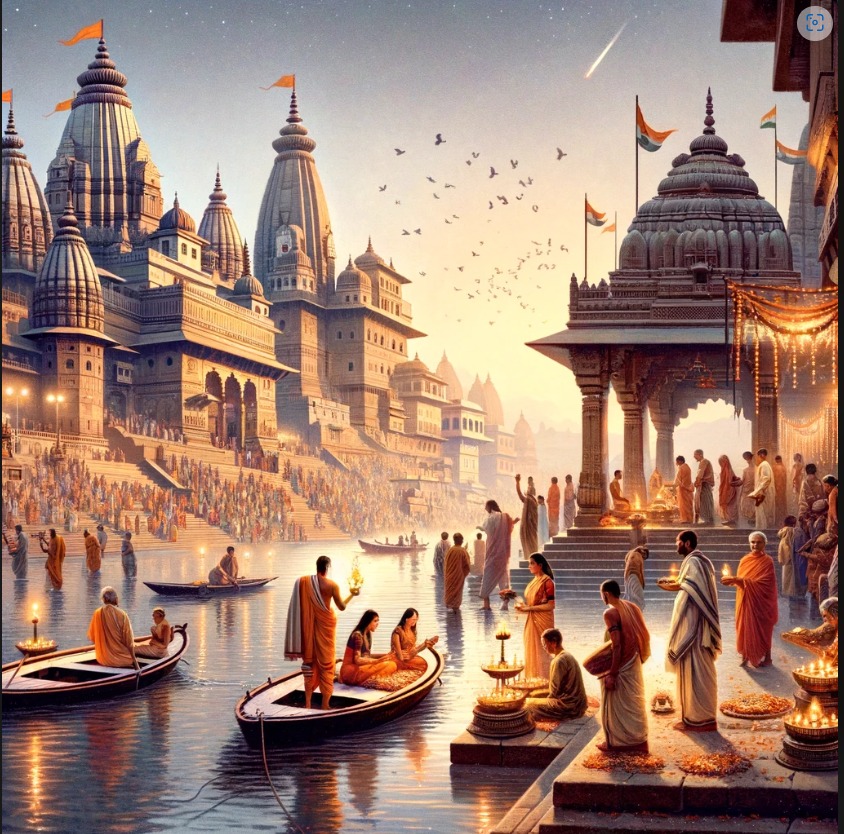 Ram Janmabhoomi security corridor during morning hours