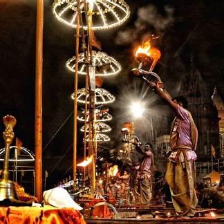 Ganga Aarti ceremony